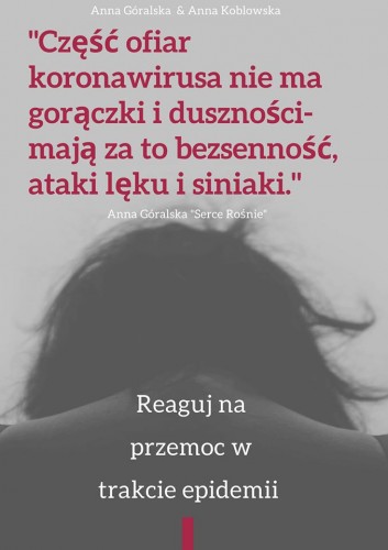 Plakat na temat COVID
