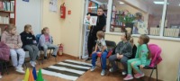 Z BEZPIECZEŃSTWEM MI PO DRODZE ZAJĘCIA W BIBLIOTECE GMINNEJ
